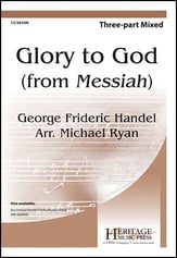 Glory to God Three-Part Mixed choral sheet music cover